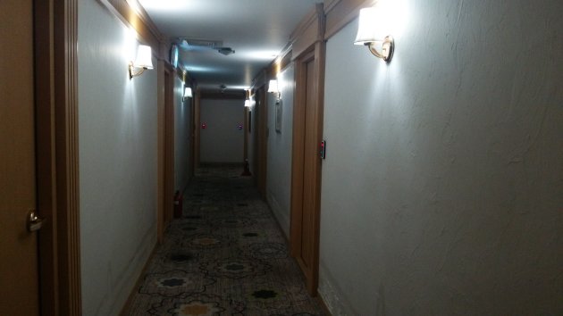 ニューブリム観光ホテル（ニュー富林観光ホテル）の廊下